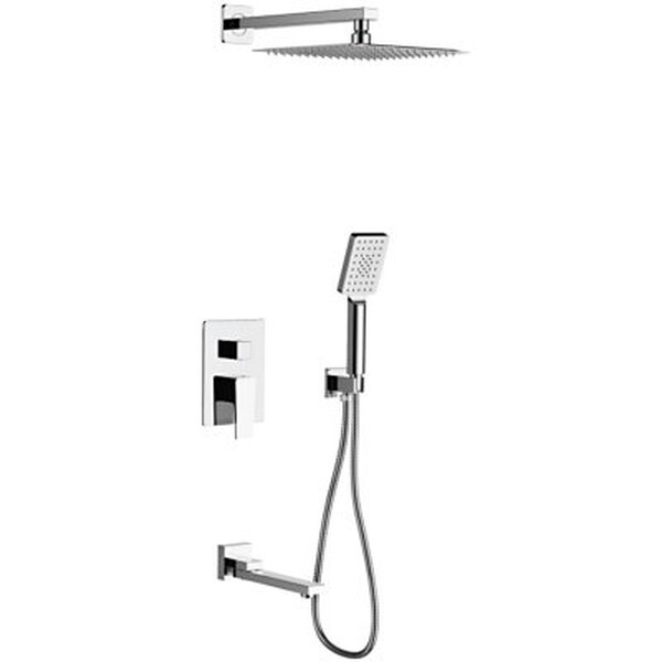 2478-2 Душевая система LEDEME Встраиваемая со смесителем и тропическим душем