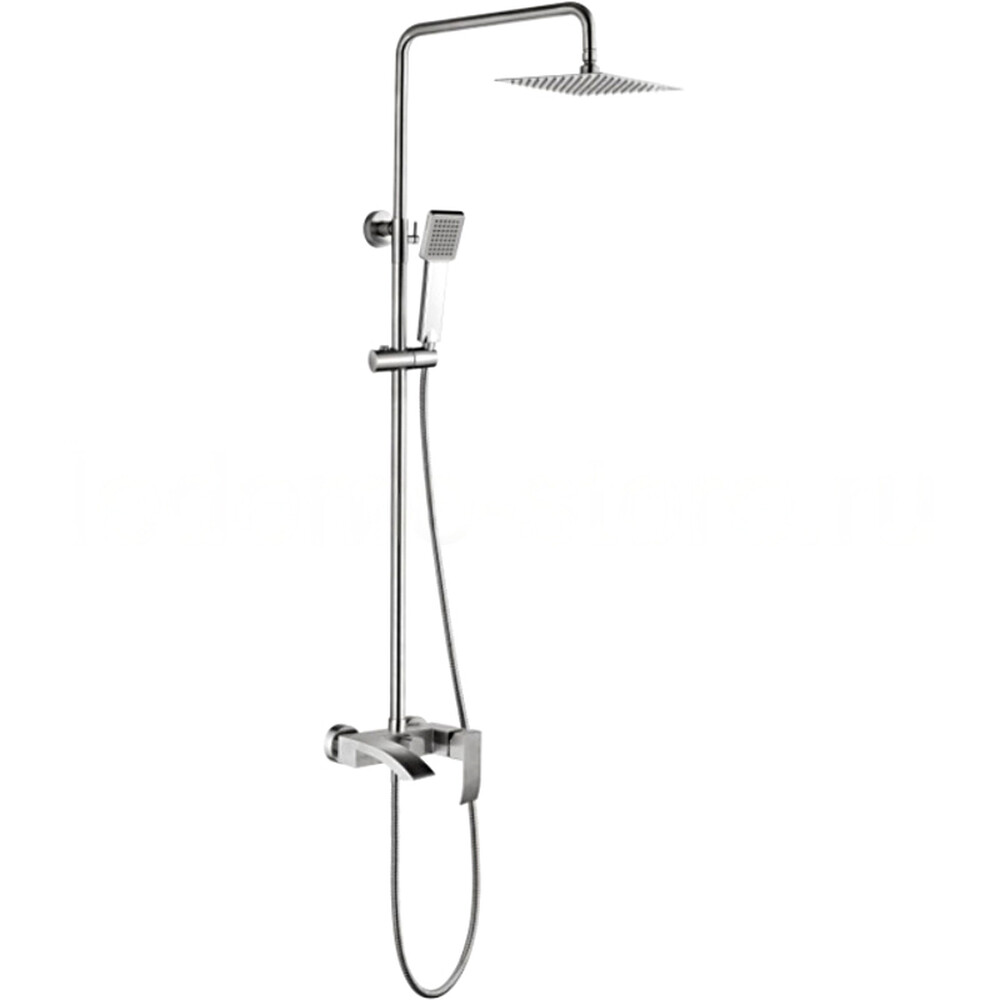 72417 Душевая система LEDEME со смесителем и тропическим душем 