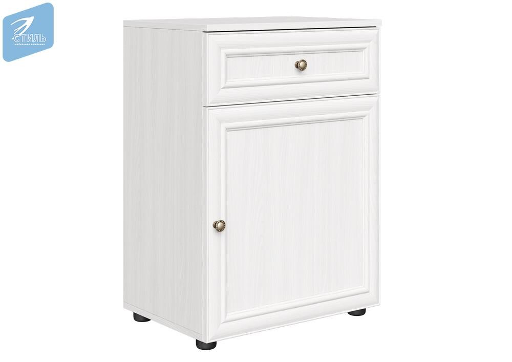 Оскар 7А Тумба с ящиком  Дуб Крафт белый (Ясень Анкор светлый) (3 места) НМ630/ЭФ529