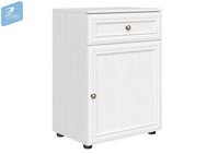 Оскар 7А Тумба с ящиком  Дуб Крафт белый (Ясень Анкор светлый) (3 места) НМ630/ЭФ529