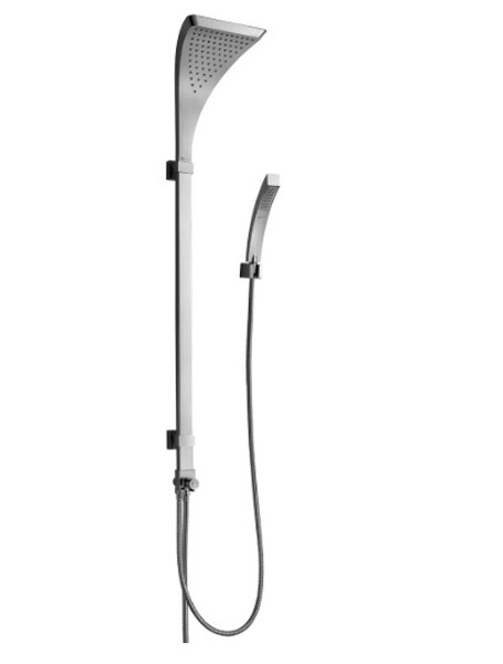 LM8807C Душевой гарнитур без смесителя, верх.душ. лейка Троп.дождь d222х110, 1-х ф. лейка хром LEMARK