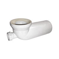 C-4910 Труба фановая ОРИО 110х90 град. (угол поворота 90 град.) с отводом D=40мм