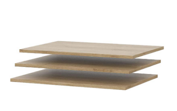 Спальня "МСП 1" Полки для шкафа двухстворчатого Дуб Золотой