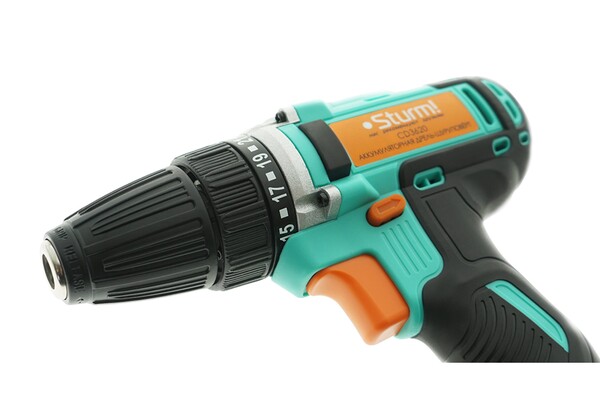 CD3620 Дрель аккумуляторная Sturm!, 20 В, 1BatterySystem, 2 акк., 2,0 Ач, кейс