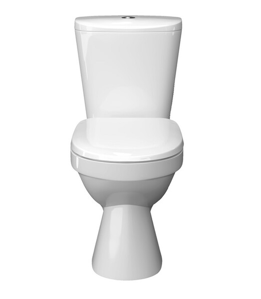 Унитаз-компакт "Лаго" БЕЛЫЙ (2-режим. сид.ПП, косой выпуск) КЕРАМИН 462171