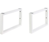 Кронштейн подвес.430х300 (25х50)  в компл. 2 шт. Белый BAS