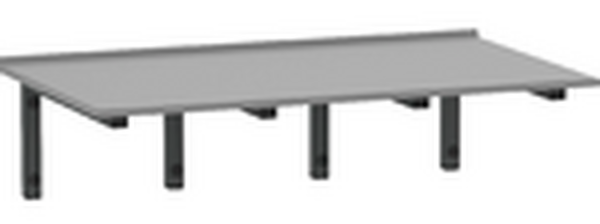 Столешница матовая 800*470*12 Серая BAS