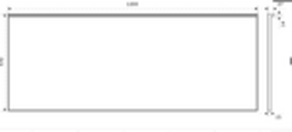 Столешница матовая 1200*470*15 Серая BAS