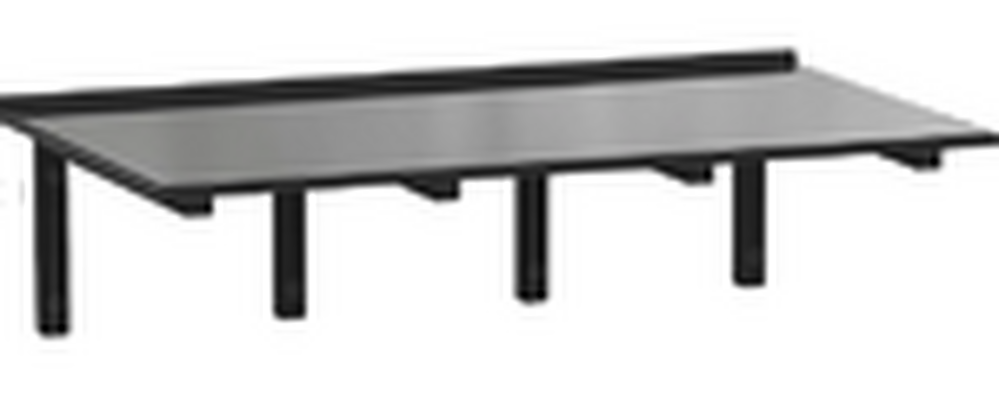 Столешница глянцевая 600*470*10 Черная BAS