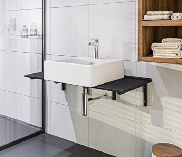 Столешница глянцевая 1000*470*15 Черная BAS