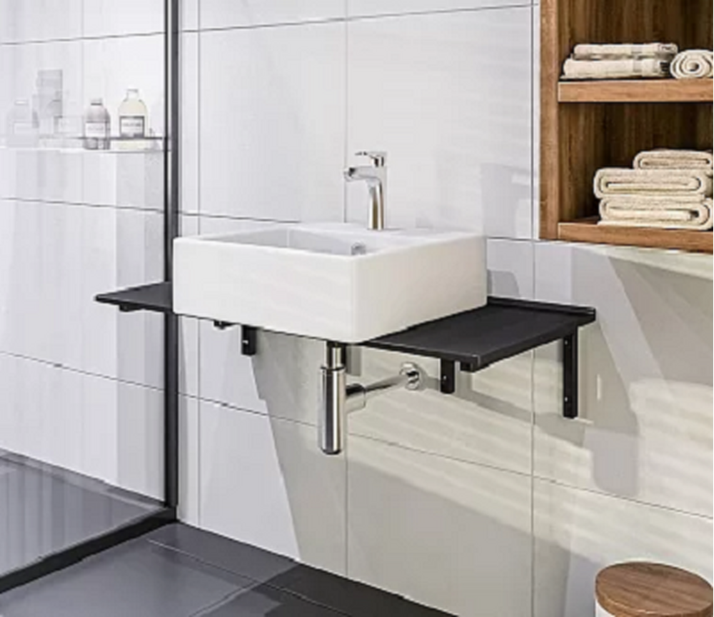 Столешница глянцевая 1200*470*15 Черная BAS