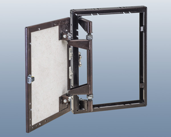 Люк металл под плитку нажимной 1М ЛК1МН (400x600)