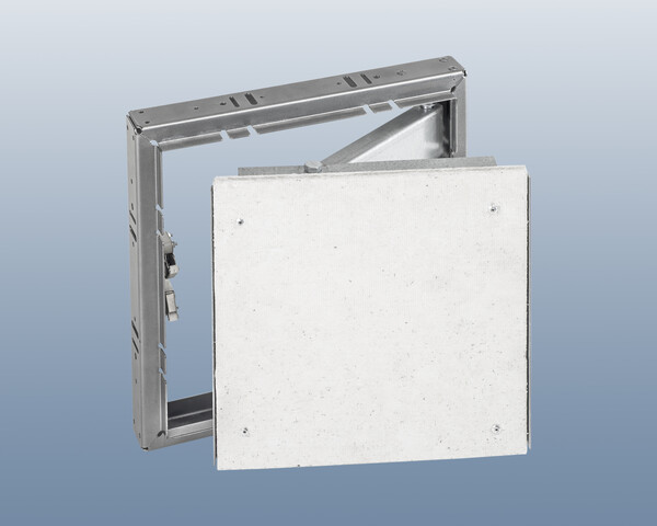 Люк металл под плитку съёмный с цепочкой ЛКЦ (200x400)