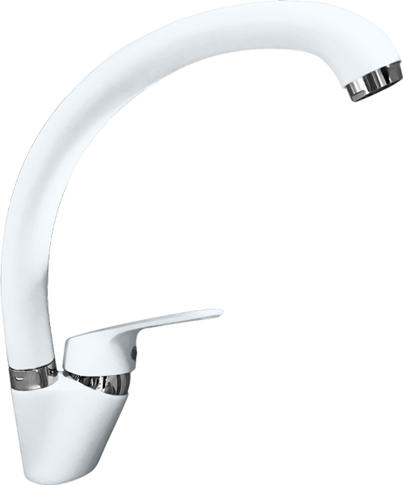 Смеситель Кухня GRANFEST  (3323) d=35 боковой  (иней)