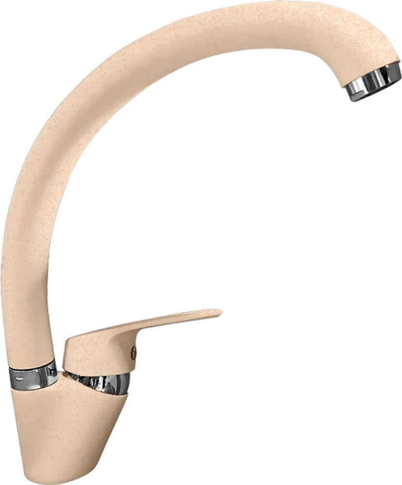 Смеситель Кухня GRANFEST d=35 боковой (3323) (песочный)