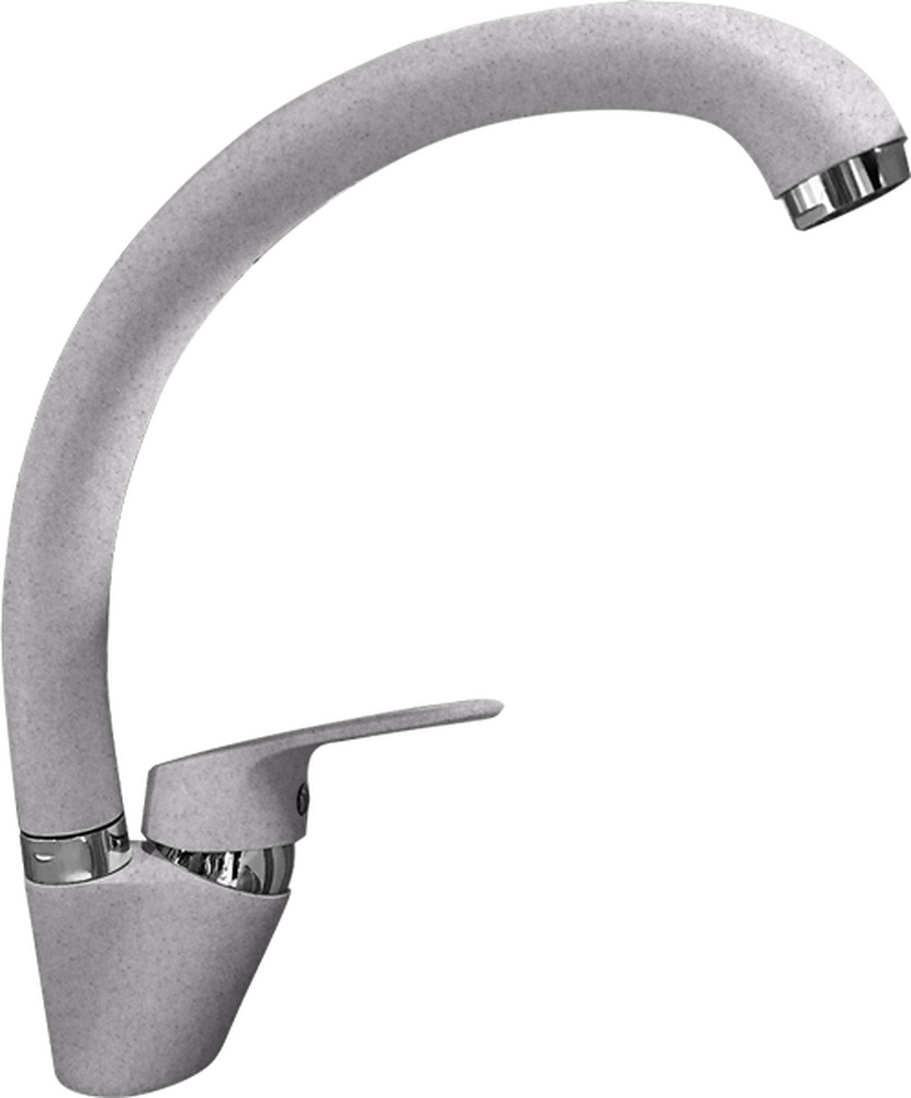 Смеситель Кухня GRANFEST  (3323) d=35 боковой  (серый)