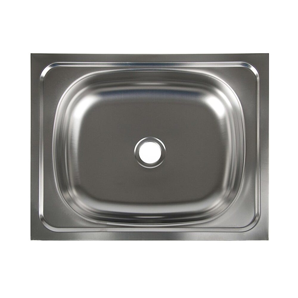 Мойка нерж накладная 40*50 т.0,4 (без сифона) Santrek AQUA