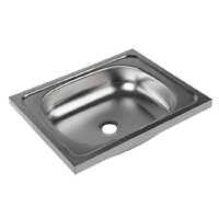 Мойка нерж накладная 40*50 т.0,4 (без сифона) Santrek AQUA