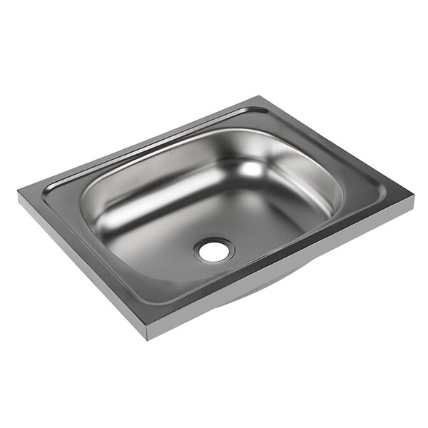 Мойка нерж накладная 40*50 т.0,4 (без сифона) Santrek AQUA