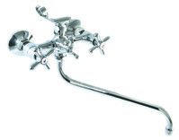 Смеситель Ванна SANTREK AQUA-300  "CLASSIC" 1/2 м/к шар. перекл. Крест SL595 