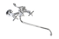 Смеситель Ванна SANTREK AQUA-310  "CLASSIC" 1/2 м/к перекл. кран букса Крест SL595 