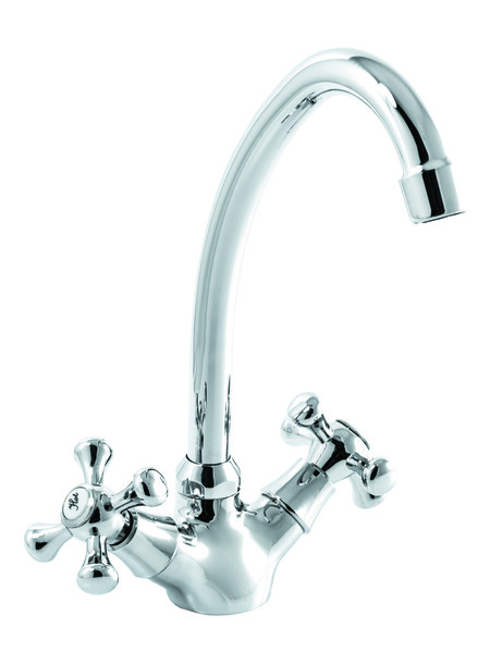 Смеситель Кухня SANTREK AQUA-405  "CLASSIC" 1/2 м/к Крест SL594 