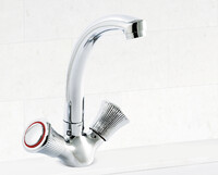 Смеситель Кухня SANTREK AQUA-410  "CLASSIC" LUX 1/2 м/к Лира SL 535 