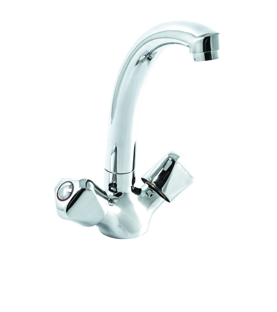 Смеситель Кухня SANTREK AQUA-410  "CLASSIC" LUX 1/2 м/к Трио SL 537 