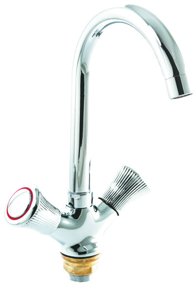 Смеситель Кухня SANTREK AQUA-420  "CLASSIC" LUX 1/2 м/к Лира SL 535 (на гайке)