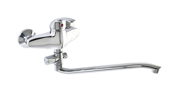 Смеситель Ванна SANTREK AQUA-500  "MODERN" шар. d-40 S-нос, дивертор картридж. перекл. SB47 