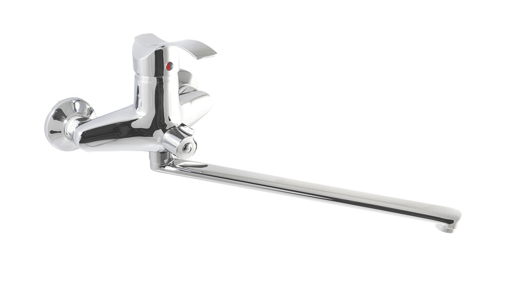 Смеситель Ванна SANTREK AQUA-510  "MODERN" шар. d-40 L-нос картридж. перекл. душа SB56 