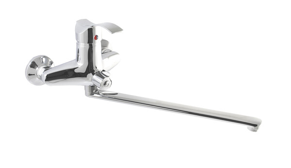 Смеситель Ванна SANTREK AQUA-510  "MODERN" шар. d-40 L-нос картридж. перекл. душа SB56 