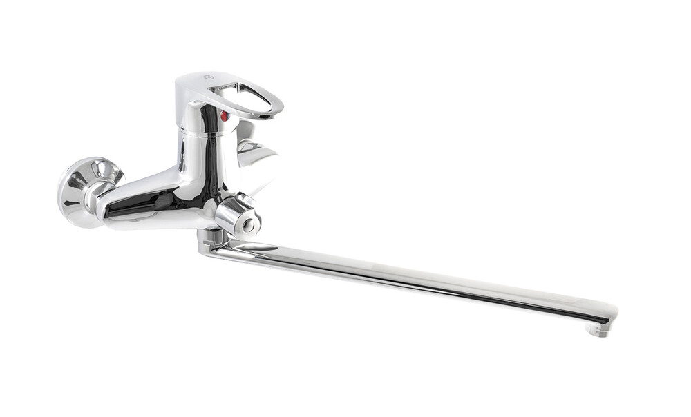 Смеситель Ванна SANTREK AQUA-510  "MODERN" шар. d-40 L-нос картридж. перекл. душа SB97/SB100