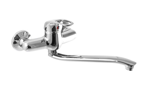 Смеситель Кухня СТЕНА SANTREK AQUA-655  "MODERN" шар. d-40 SB19 