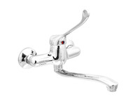 Смеситель Кухня СТЕНА SANTREK AQUA-655  "MODERN" шар. d-40 SB35 Хирургический 