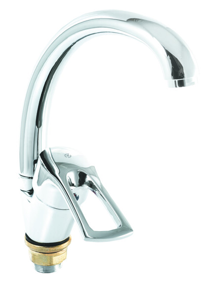 Смеситель Кухня SANTREK AQUA-610  "MODERN" MAXI шар. d-40 на гайке SB08 