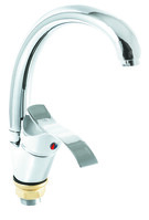 Смеситель Кухня SANTREK AQUA-610  "MODERN" MAXI шар. d-40 на гайке SB56 