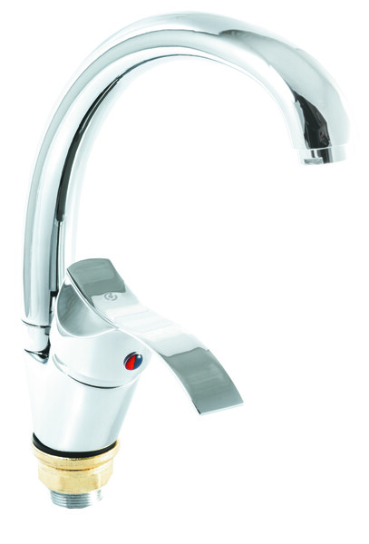 Смеситель Кухня SANTREK AQUA-610  "MODERN" MAXI шар. d-40 на гайке SB56 