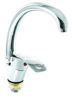 Смеситель Кухня SANTREK AQUA-610  "MODERN" MAXI шар. d-40 на гайке SB70