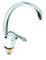 Смеситель Кухня SANTREK AQUA-610  "MODERN" MAXI шар. d-40 на гайке SB71