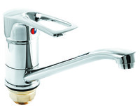 Смеситель Кухня SANTREK AQUA-620  "MODERN" шар. d-40 на гайке SB08 