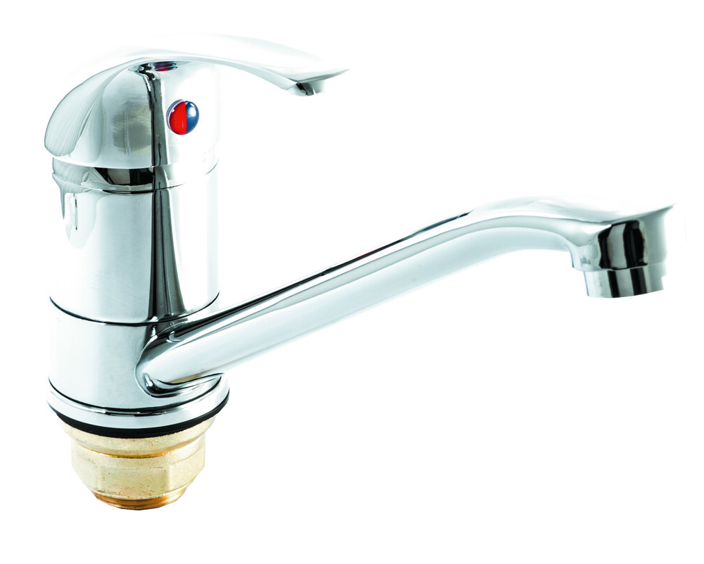 Смеситель Кухня SANTREK AQUA-620  "MODERN" шар. d-40 на гайке SB47 