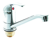 Смеситель Кухня SANTREK AQUA-620  "MODERN" шар. d-40 на гайке SB47 