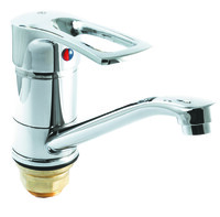 Смеситель Кухня SANTREK AQUA-630  "MODERN" шар. d-40 на гайке, средний нос SB08 