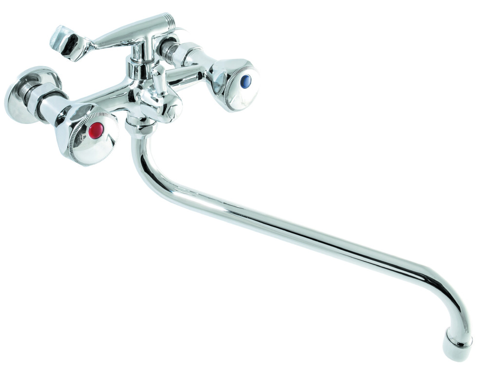 Смеситель Ванна SANTREK AQUA-100  "NOSTALGIE" 1/2 м/к перекл. душа шток, Мария SL505 