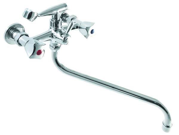 Смеситель Ванна SANTREK AQUA-110  "NOSTALGIE" 1/2 м/к (литой) шар. перекл Квадро SL504