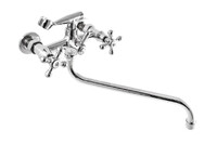 Смеситель Ванна SANTREK AQUA-110  "NOSTALGIE" 1/2 м/к (литой) шар. перекл Крест SL592 