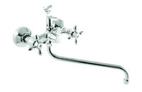 Смеситель Ванна SANTREK AQUA-120  "NOSTALGIE "1/2 м/к перекл. кран букса Крест капелька SL603 