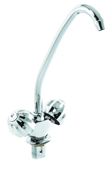 Смеситель Кухня SANTREK AQUA-200  "NOSTALGIE" 1/2 м/к на гайке Глобус SL580 