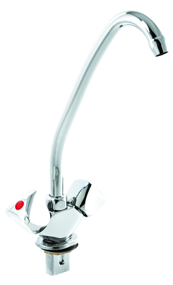 Смеситель Кухня SANTREK AQUA-200  "NOSTALGIE" 1/2 м/к на гайке Лючия SL503 